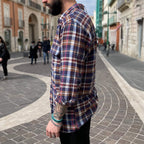 Blue Checkered Shirt - FLAG STORE 