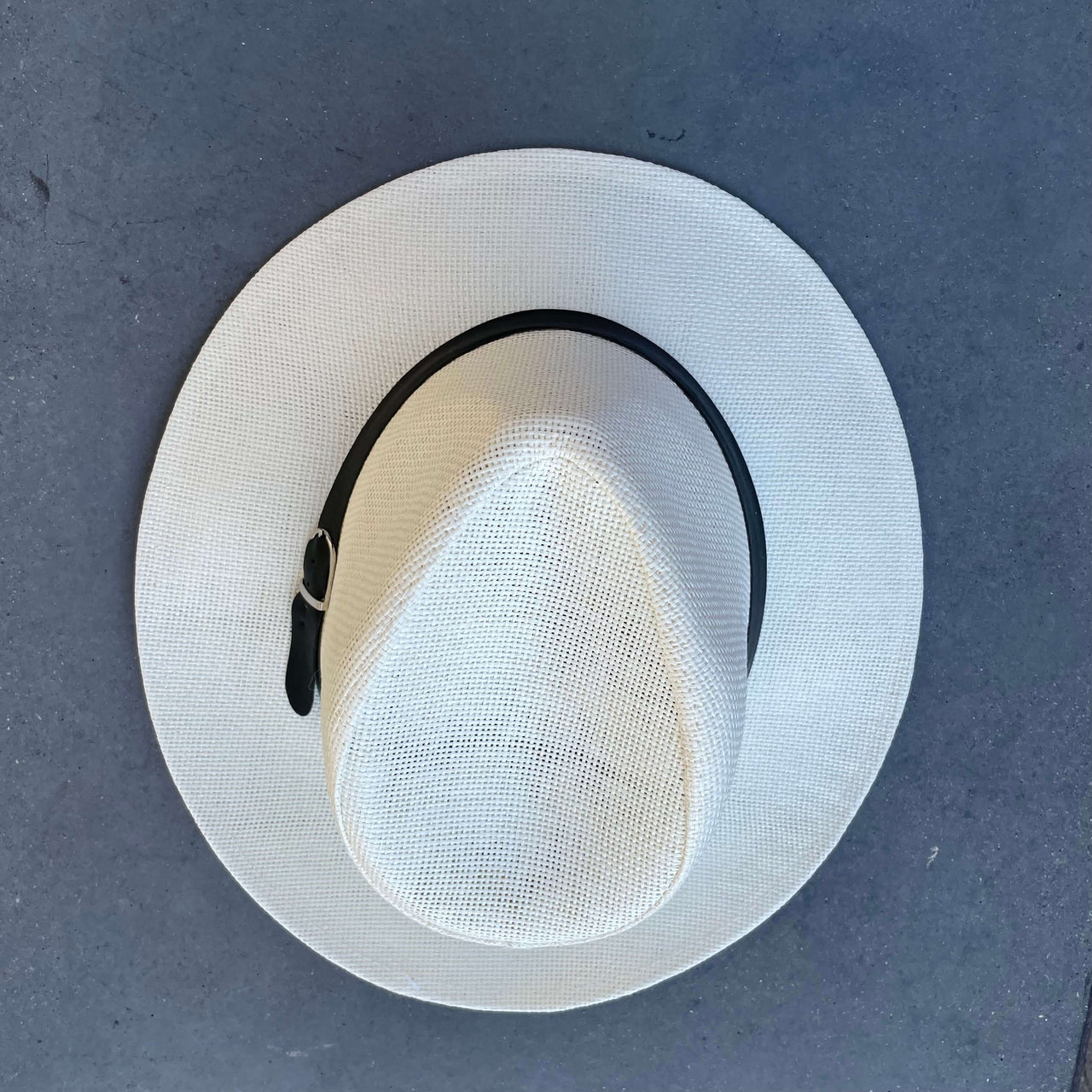 Cappello di paglia Bianco di zinco - FLAG STORE