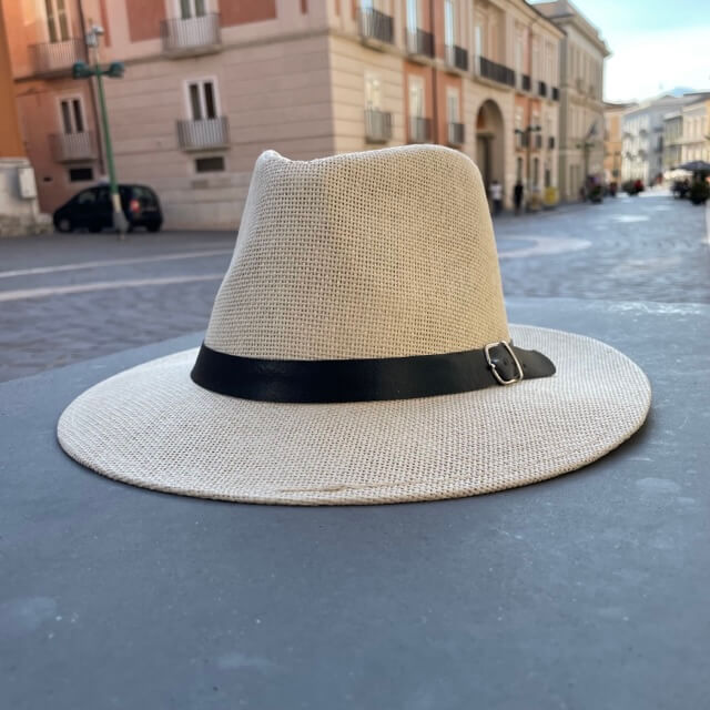 Cappello di paglia Limone Crema - FLAG STORE