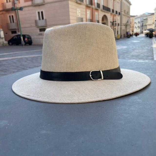 Cappello di paglia Limone Crema - FLAG STORE