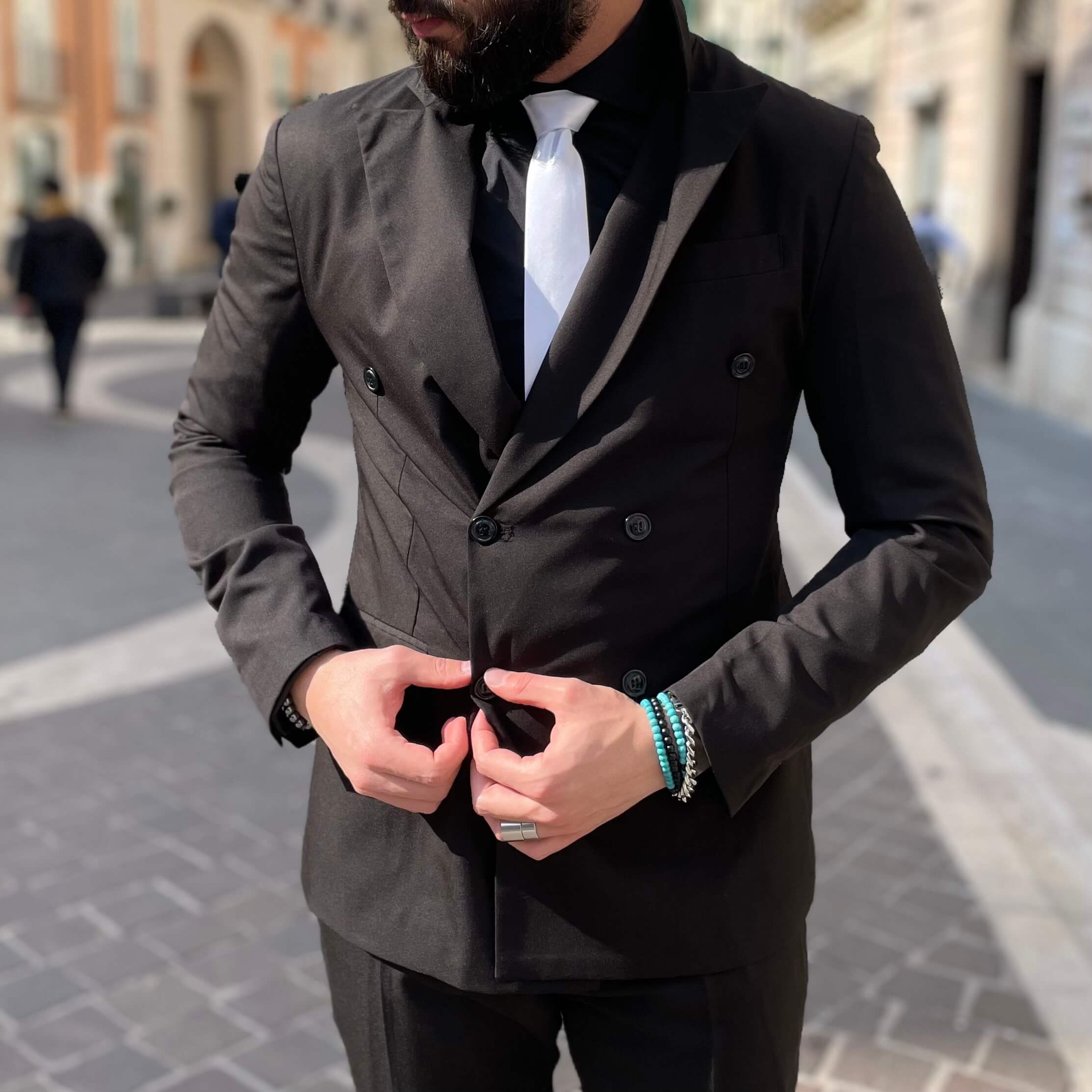 Cravatta bianca - FLAG STORE