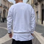 Standard White Basic Sweatshirt - FLAG STORE 