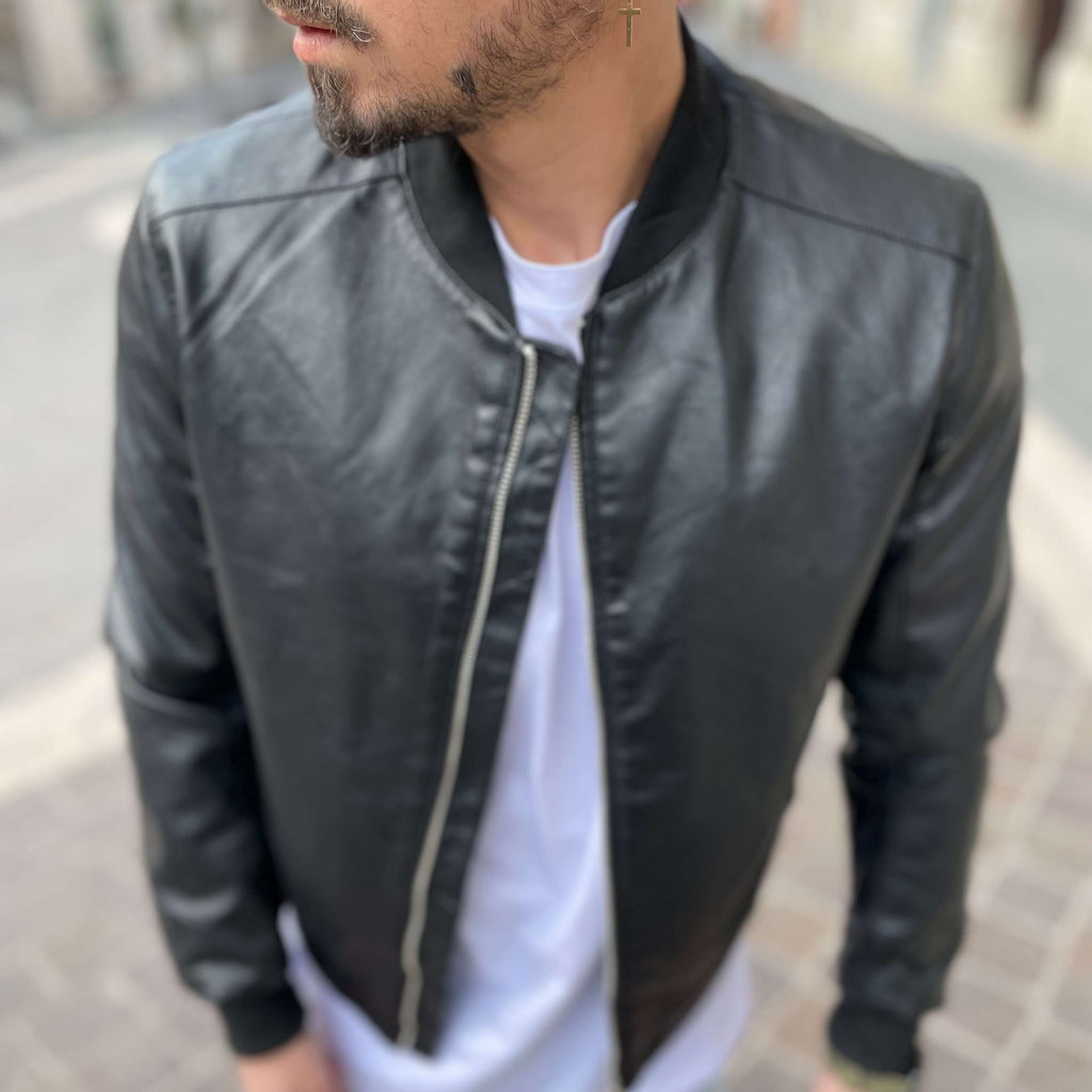 Giacca Bomber di pelle 2.0 - FLAG STORE