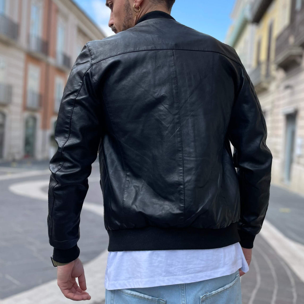 Giacca Bomber di pelle 2.0 - FLAG STORE
