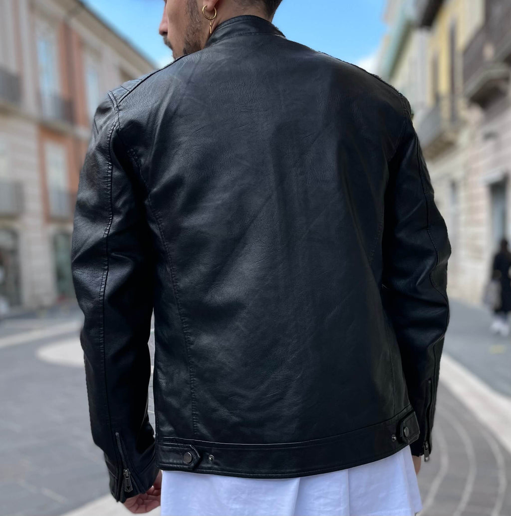 Giubbino Biker di pelle 2.0 - FLAG STORE