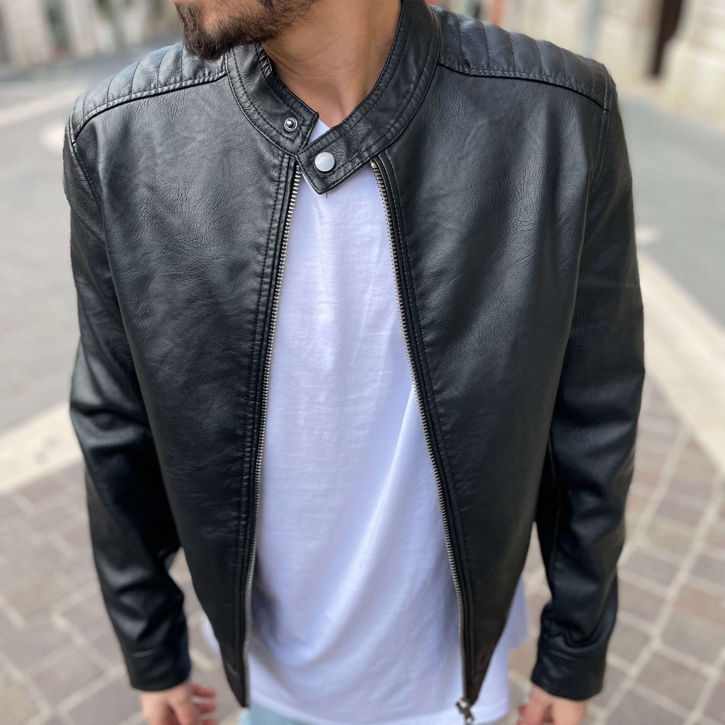 Giubbino Biker di pelle 2.0 - FLAG STORE
