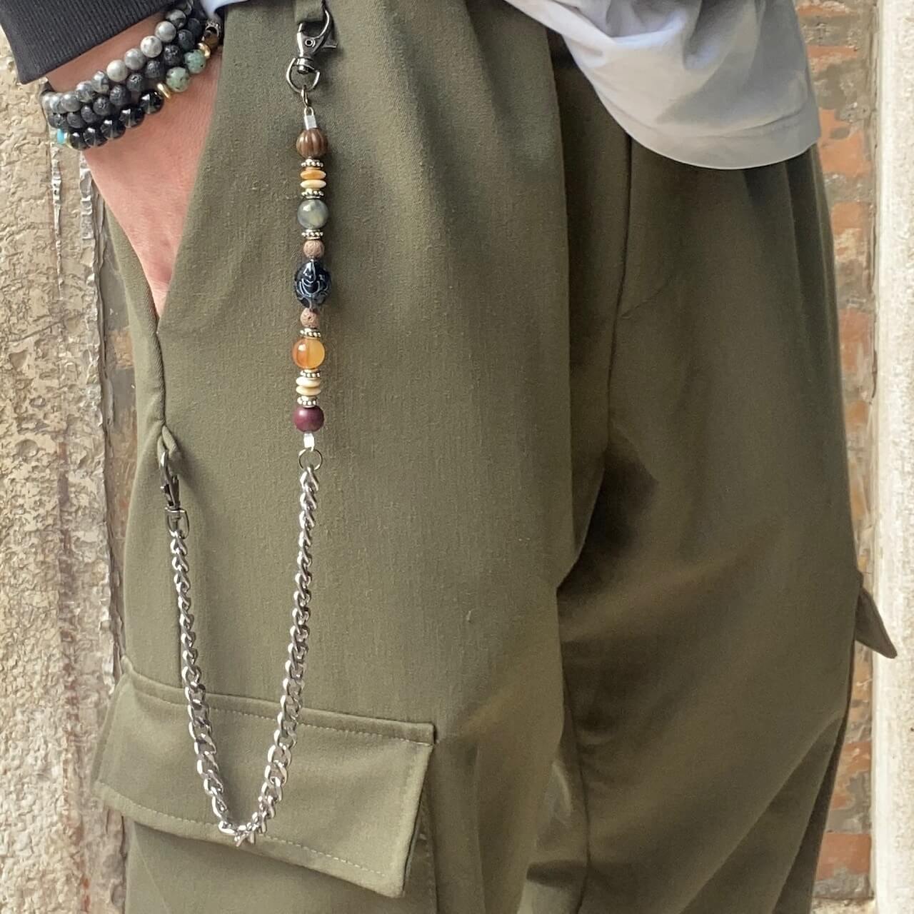 Catena con Pietre Per Pantaloni e Jeans - FLAG STORE