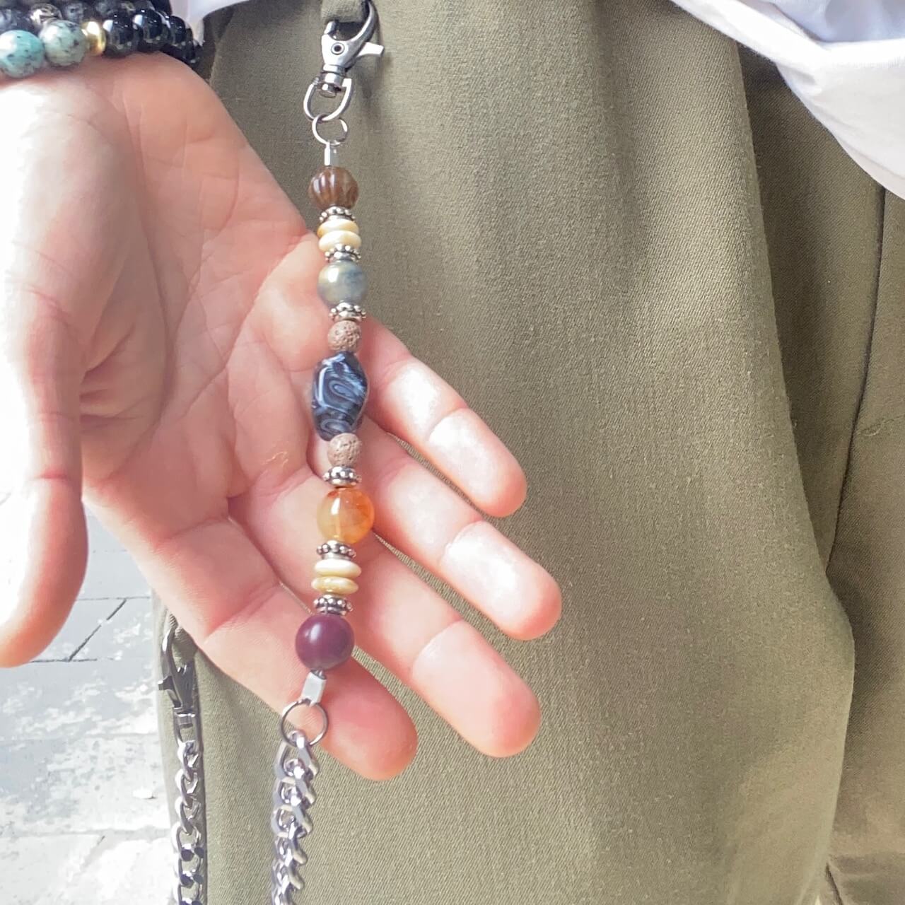 Catena con Pietre Per Pantaloni e Jeans - FLAG STORE