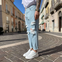 Thumbnail for Jeans chiaro strappato - FLAG STORE