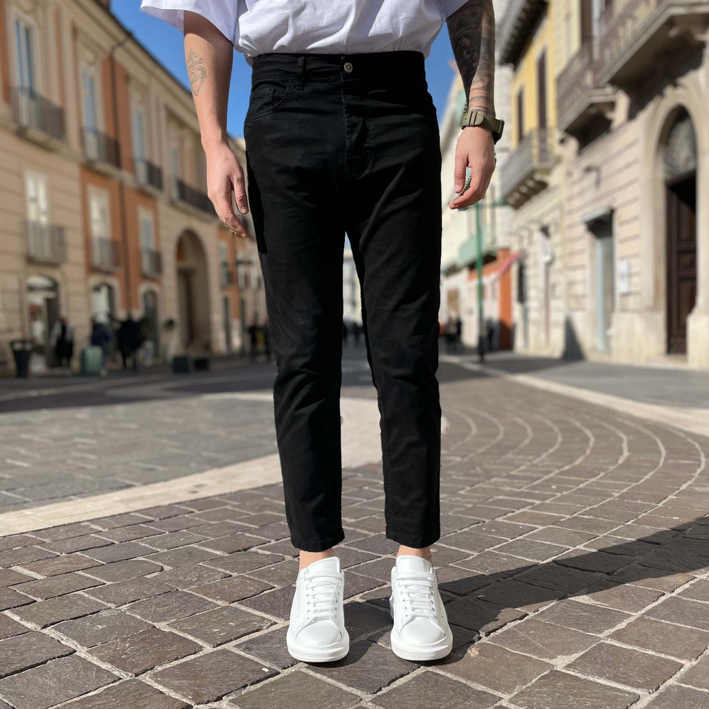 Jeans nero slim - FLAG STORE