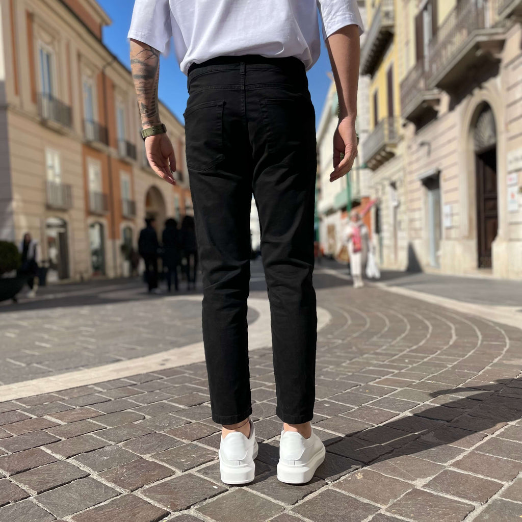 Jeans nero slim - FLAG STORE