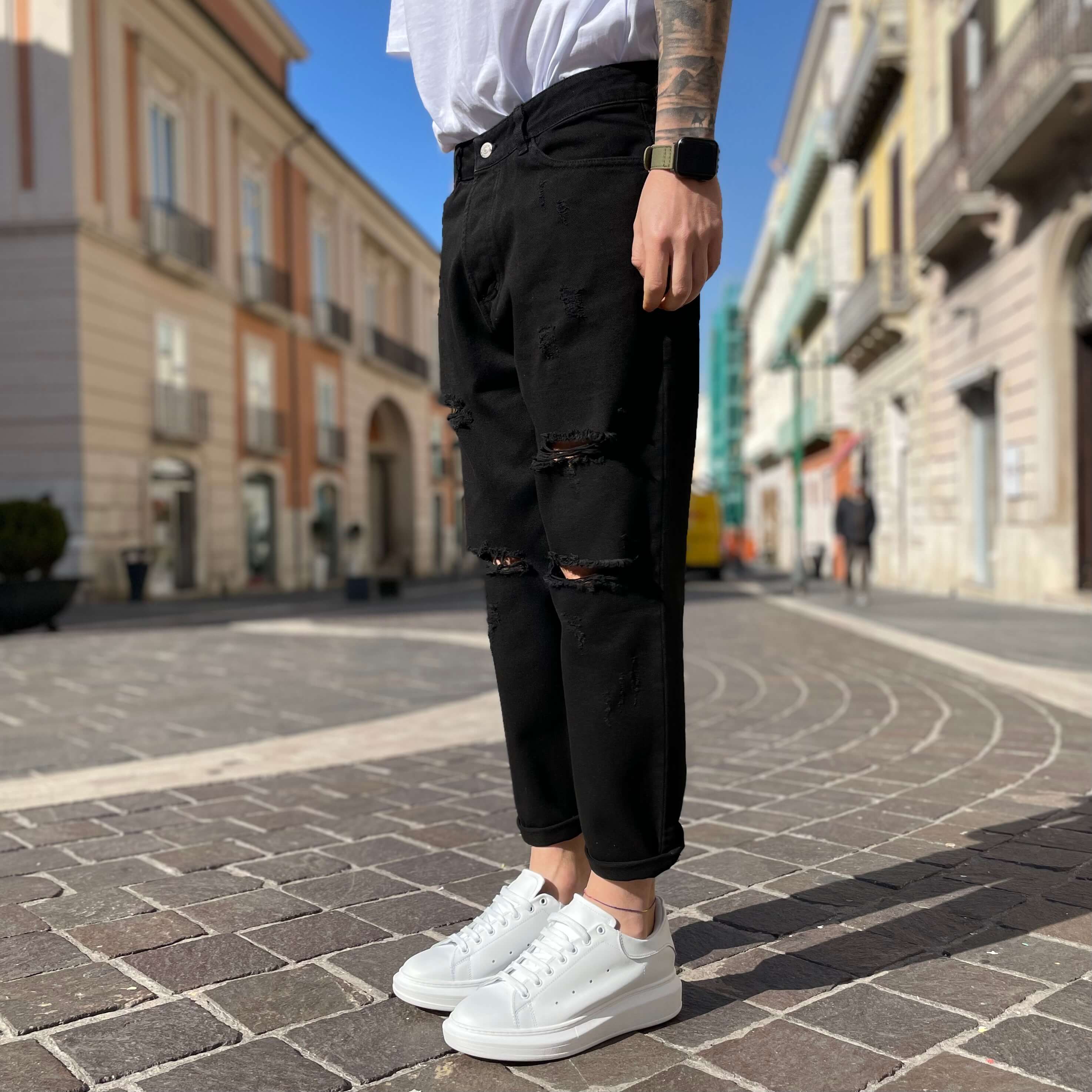 Jeans nero Neymar regular fit - FLAG STORE