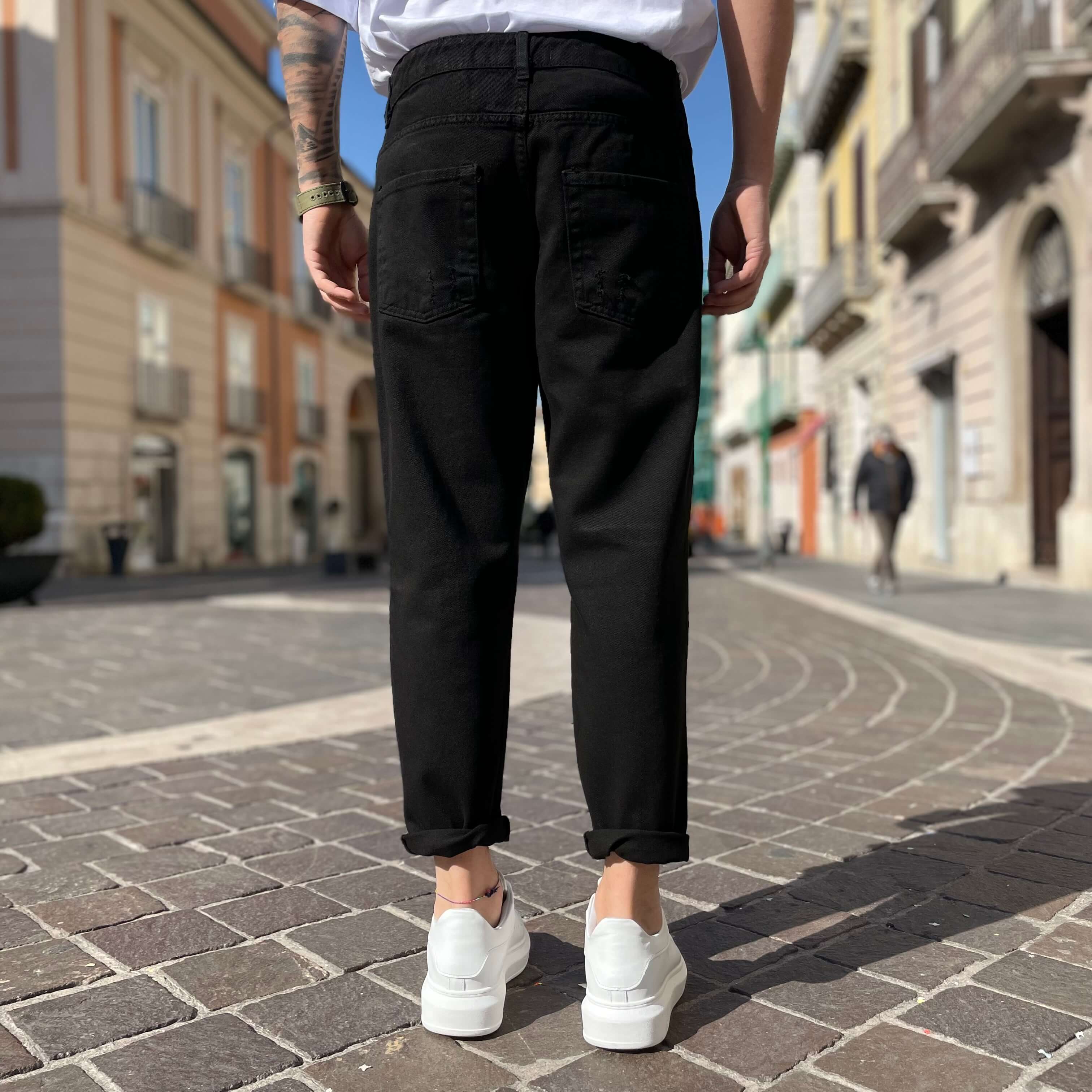 Jeans nero Neymar regular fit - FLAG STORE