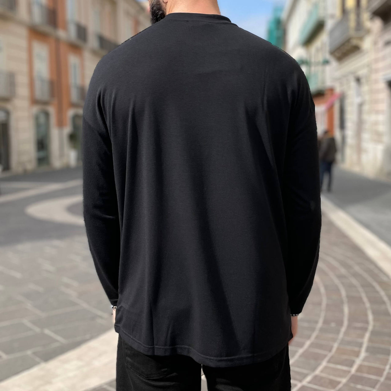 Maglia di filo nera - FLAG STORE