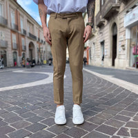 Thumbnail for Pantalone Beige con Bottone limited - FLAG STORE