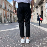 Thumbnail for Pantalone Nero con Bottone limited - FLAG STORE