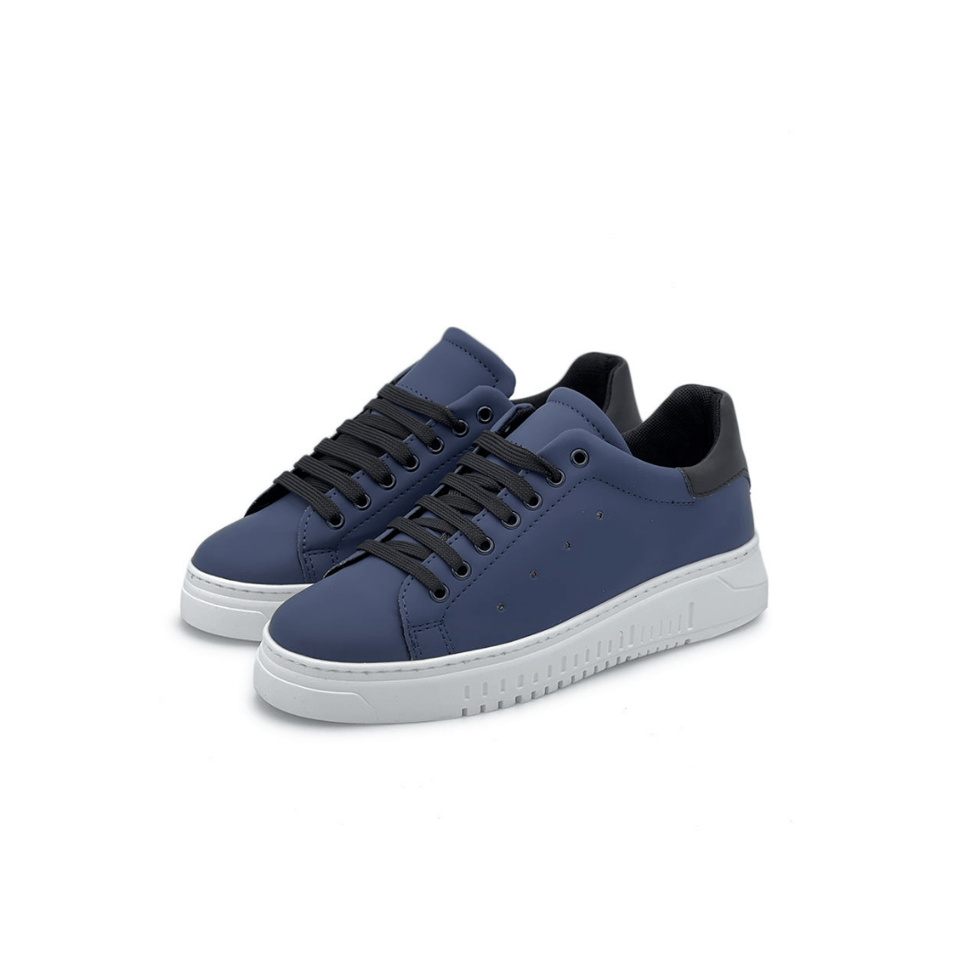 Sneakers suola army blu con puntini - FLAG STORE