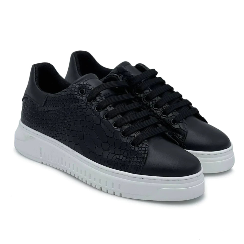 Sneakers cocco nera suola army - FLAG STORE