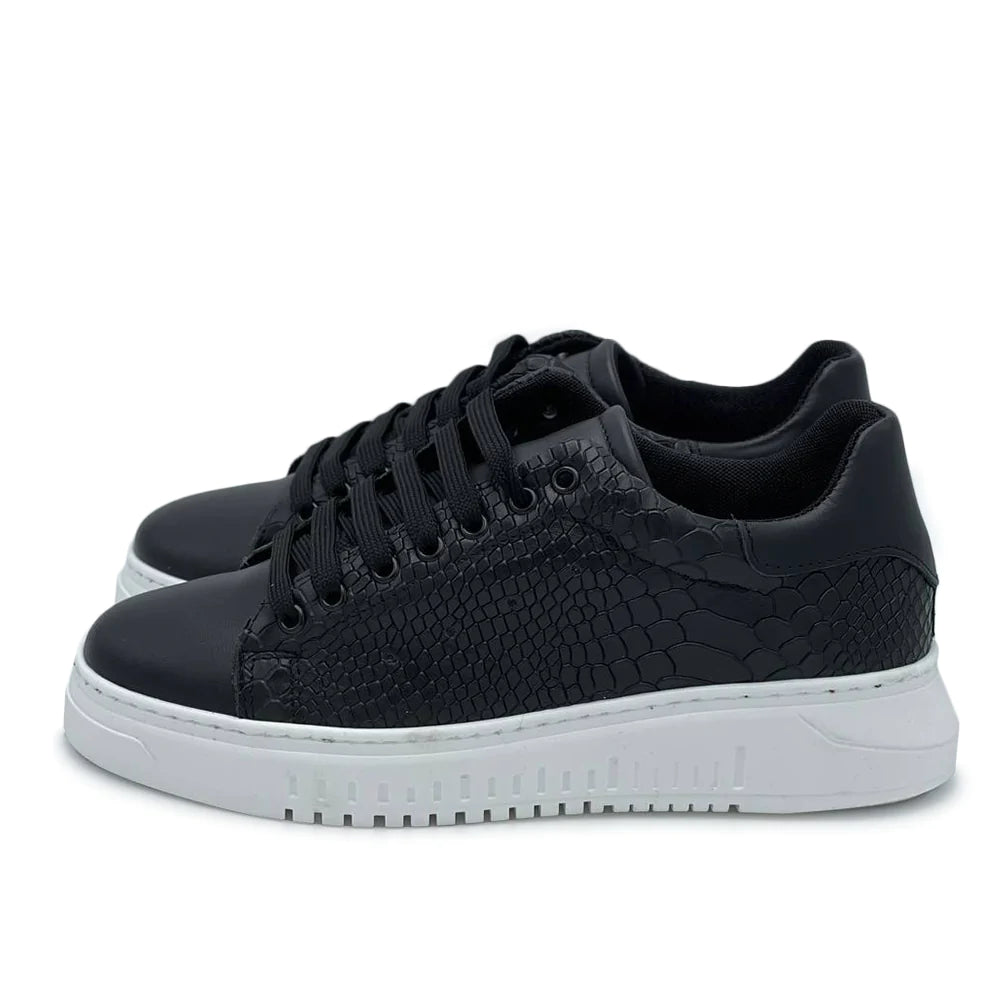 Sneakers cocco nera suola army - FLAG STORE