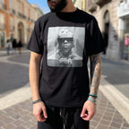 T-shirt Nera stampa Gunna - FLAG STORE