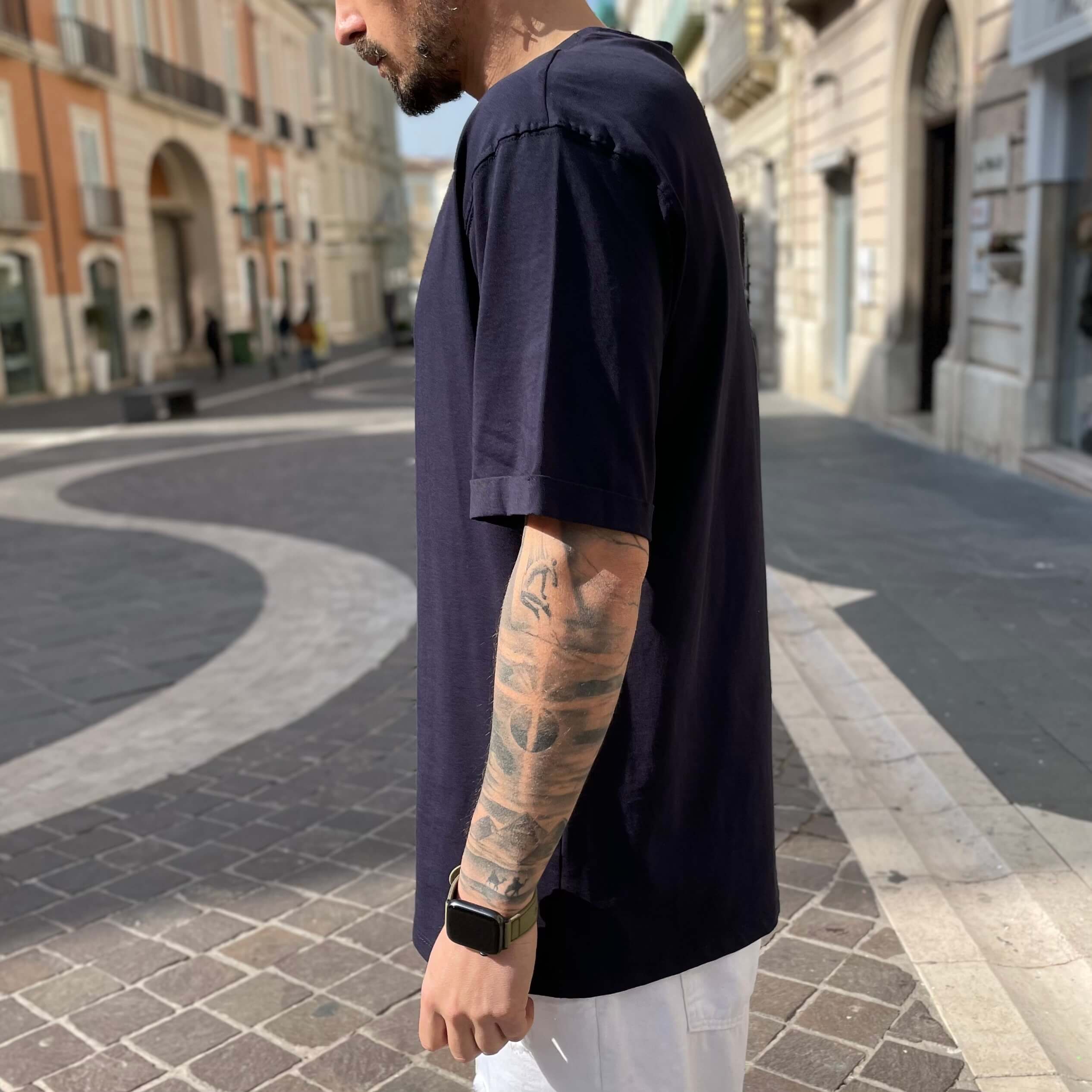 T-shirt blu basic - FLAG STORE