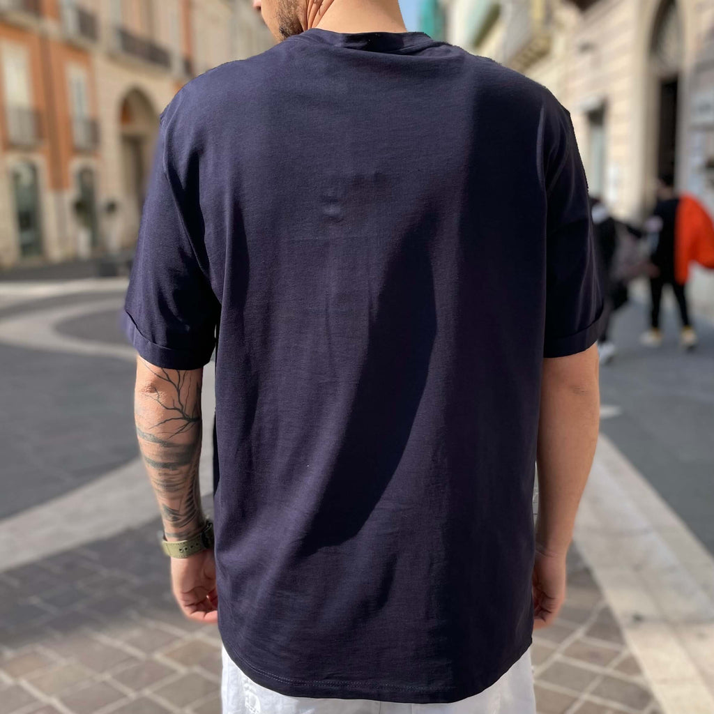 T-shirt blu basic - FLAG STORE