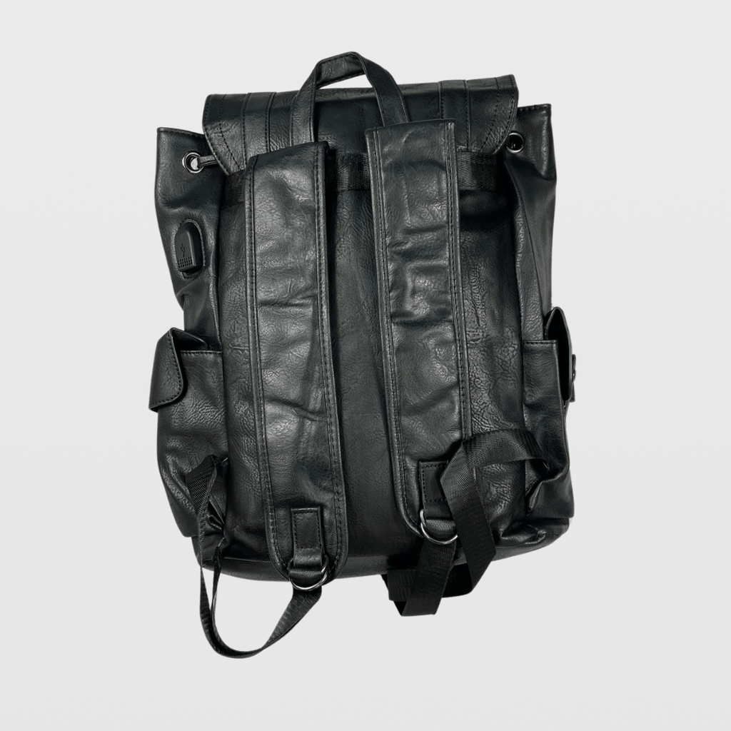 Zaino nero con fibbie - FLAG STORE