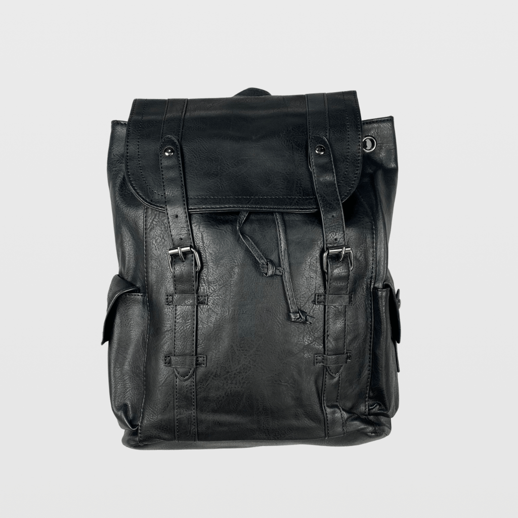 Zaino nero con fibbie - FLAG STORE